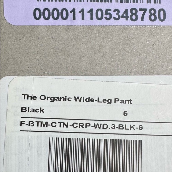 Everlane The Organic Wide Leg Pant Womens Sz 6 High Waist - Picture 4 of 6